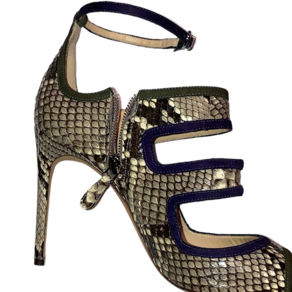 Alexandre Birman Snake Print Sandals - image 3